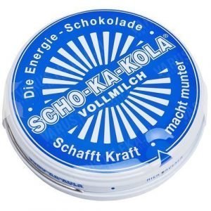 Scho-Ka-Kola 100 g peltirasiassa täysmaito