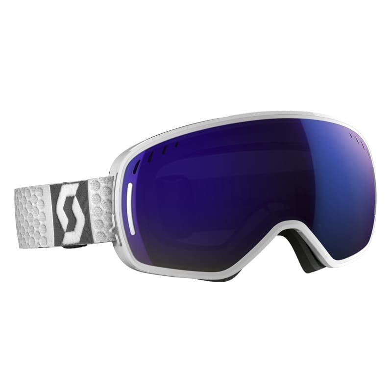 Scott Goggle LCG 1SIZE White/Solar Blue Chrome