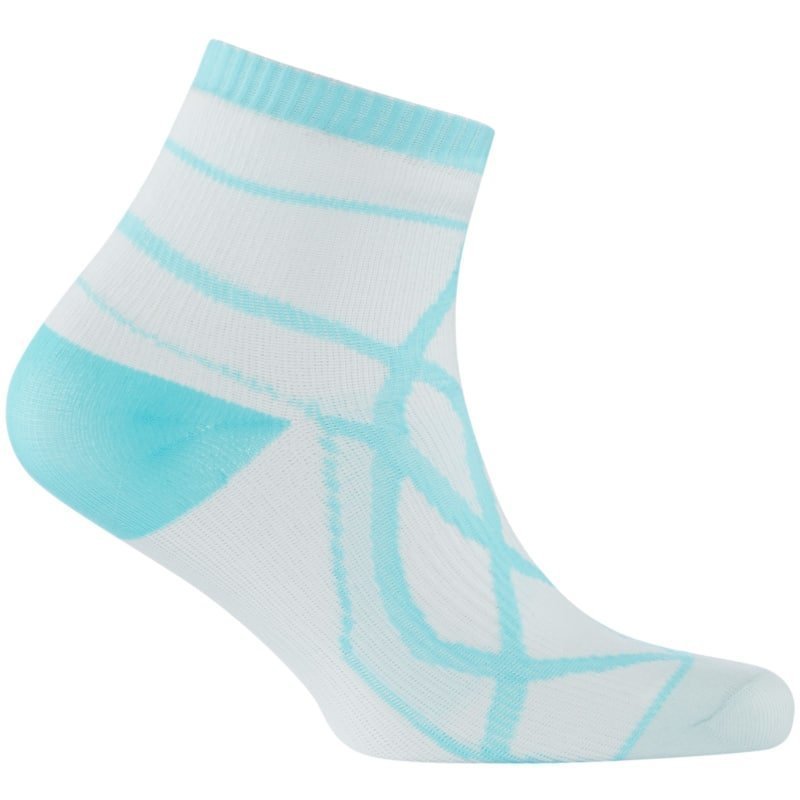 Sealskinz Womens Thin Socklet L White/Aqua