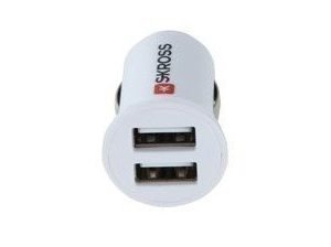 Skross autolaturi kahdella USB-paikalla