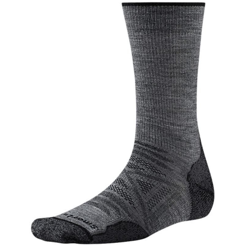 Smartwool Men's PhD Outdoor Light Crew L (42-45) Medium Grey