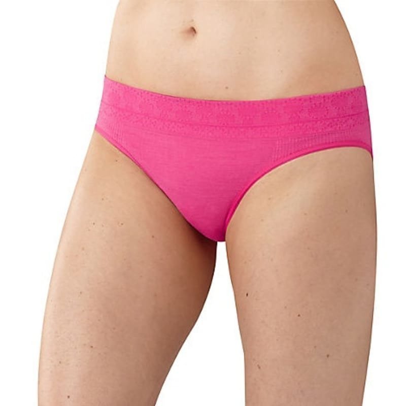 Smartwool Women's PhD Seamless Bikini L Bright Pink