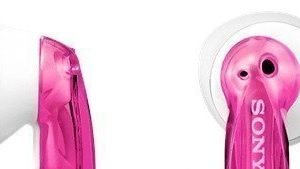 Sony MDR-E 9 LPP pinkki-transparent