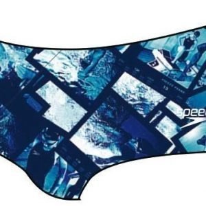 Speedo Allover 14cm Brief Print 32 miesten uimahousu