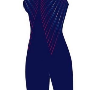 Speedo Elite RB Kneeskin AF naisten kilpauimapuku navy/punainen