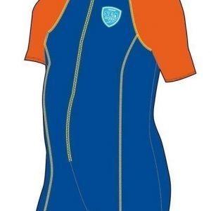 Speedo Hot Tot Suit vauvan uimapuku sininen/oranssi