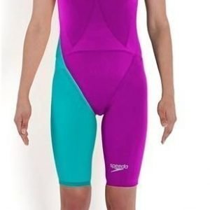 Speedo LZR Racer Elite 2 Clbk Kneeskin naisten uimapuku purppura/vaaleansininen