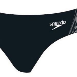 Speedo Monogram 7cm Brief miesten uimahousut musta/valkoinen
