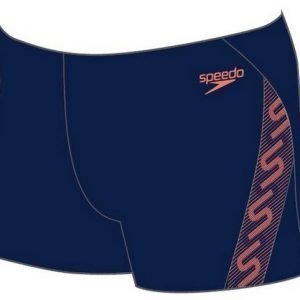 Speedo Monogram Aquashort poikien uimahousu t.sininen/oranssi