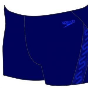 Speedo Monogram Aquashort poikien uimahousu tummansininen/sininen