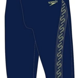 Speedo Monogram Jammer poikien uimahousu navy/vihreä