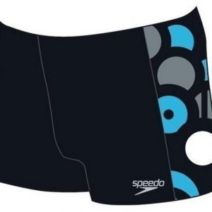 Speedo Panel Aquashort poikien uimahousu FusionScope.musta/sininen