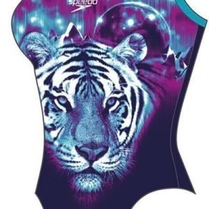 Speedo Placement Rippleback Print 26 naisten uimapuku