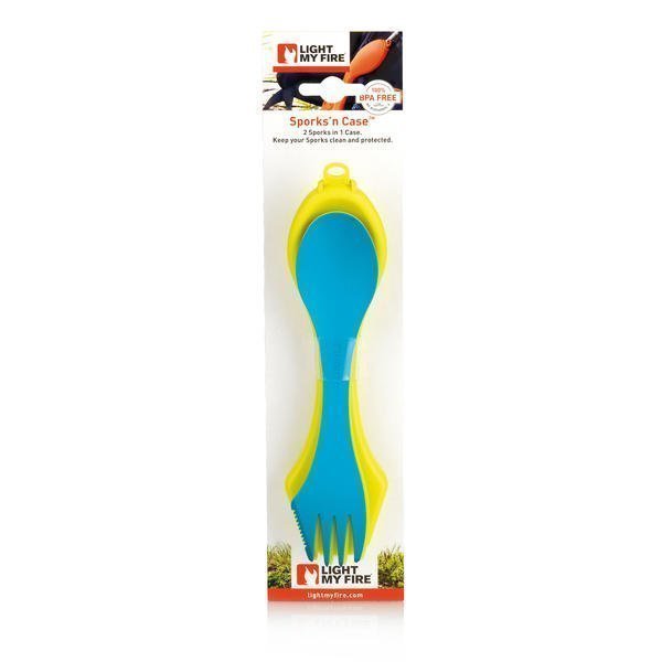 Sporks´n Case cyan+lime