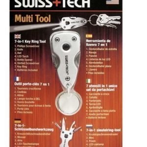 SwissTech Key Ring Multi Tool 7-in-1 Monitoimityökalu