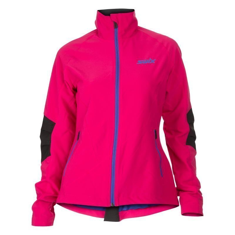 Swix Decibel Jacket Womens M Bright Fuchsia/Mazarin Blue