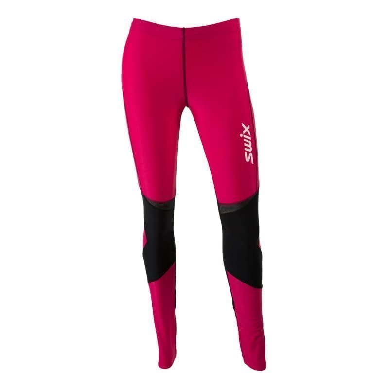 Swix O2 tights long Womens M Bright Fuchsia