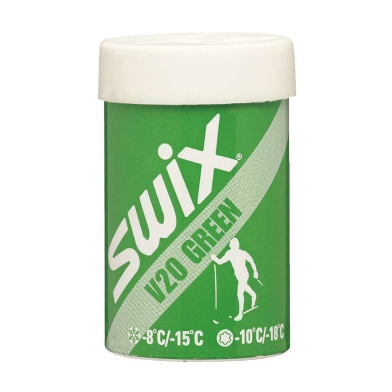 Swix V20 Green Hardwax-8/-15C 45G