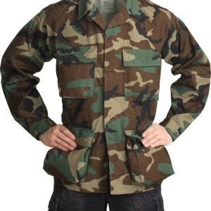 Teesar BDU-takki ripstop Woodland