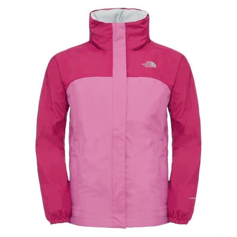 The North Face Girl's Resolve Reflective Jacket M Roxbury Pink/Wisteria Purple