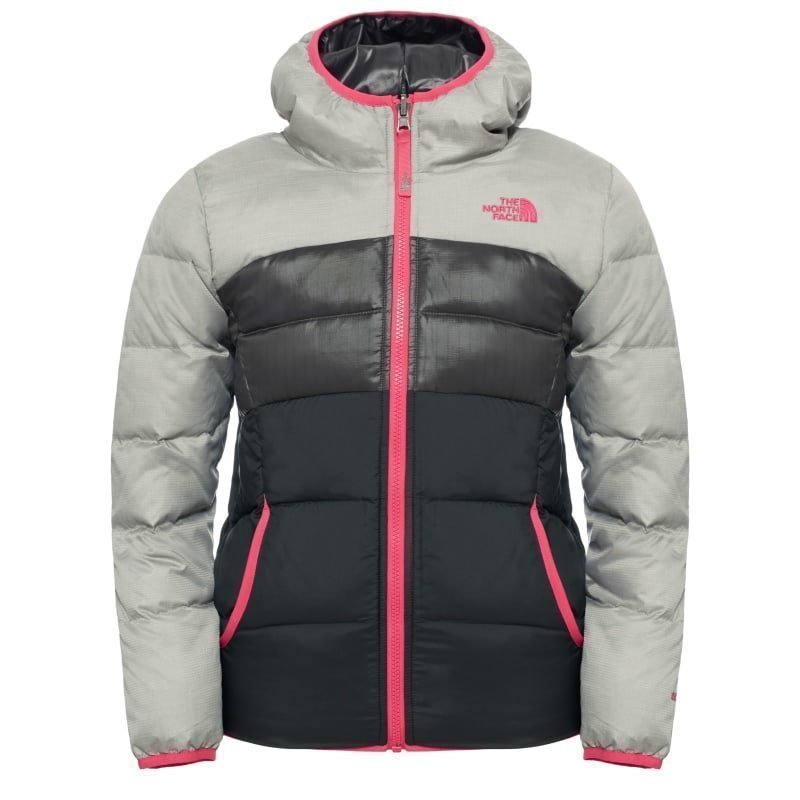 The North Face Girls' Reversible Moondoggy Jacket S METLC SLVR HTHR