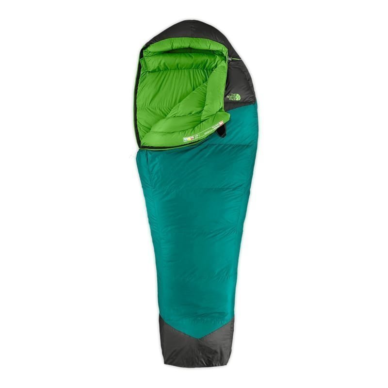 The North Face Green Kazoo Long Right Zip Greener Pastures/Asphalt Grey