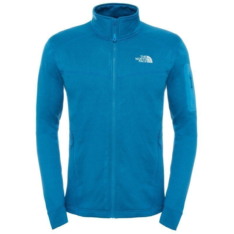 The North Face Men's Hadoken Full Zip Jacket L Banff Blue Dark Heatherr