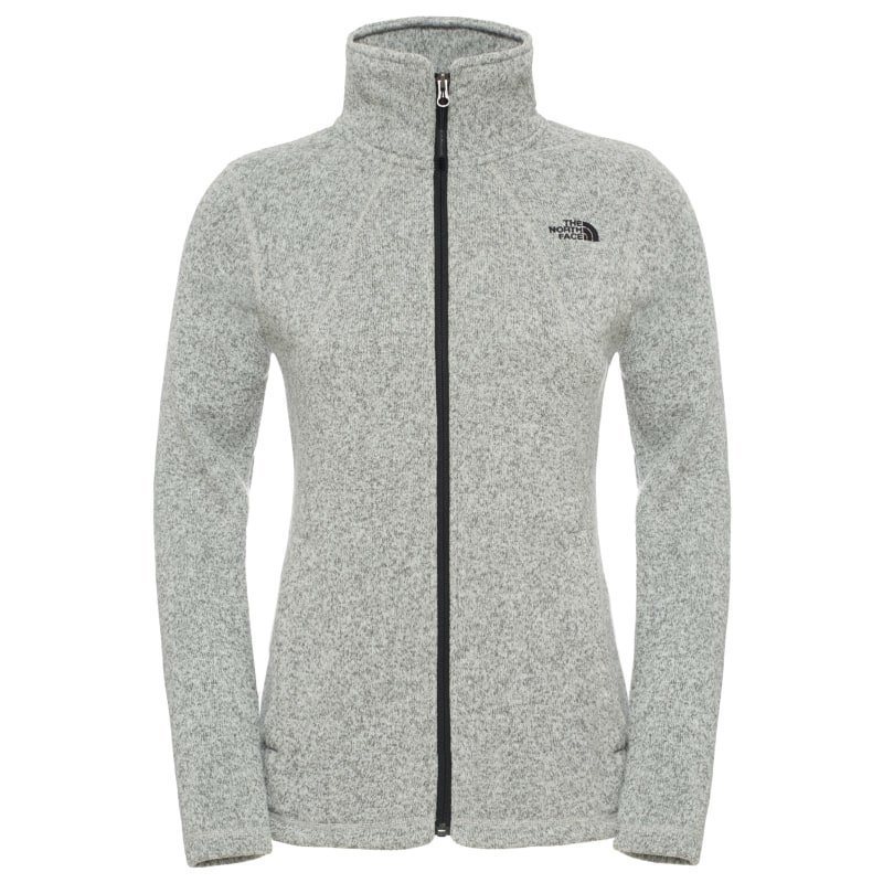 The North Face Women's Crescent Full Zip XS Lunar Ice Grey Heather