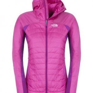 The North Face Women's DNP Hoodie pieneen tilaan pakattava välikausitakki pinkki/li