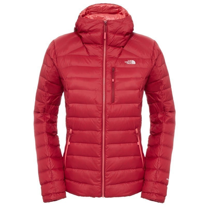 The North Face Women´s Morph Down Hooded Jacket L Biking Red