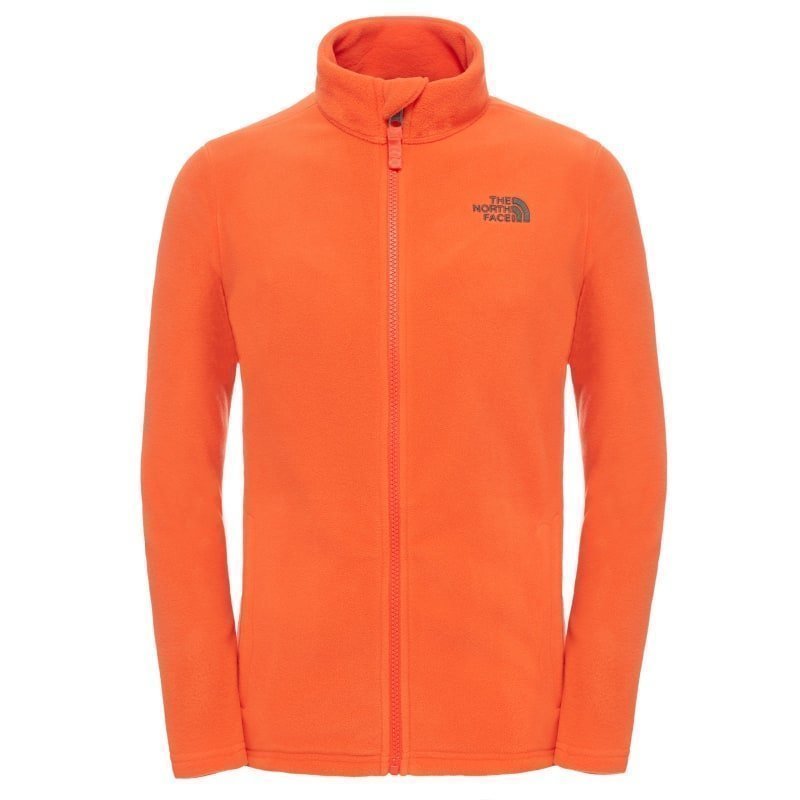 The North Face Youth Snow Quest Full Zip Recycled L Mandarin Red
