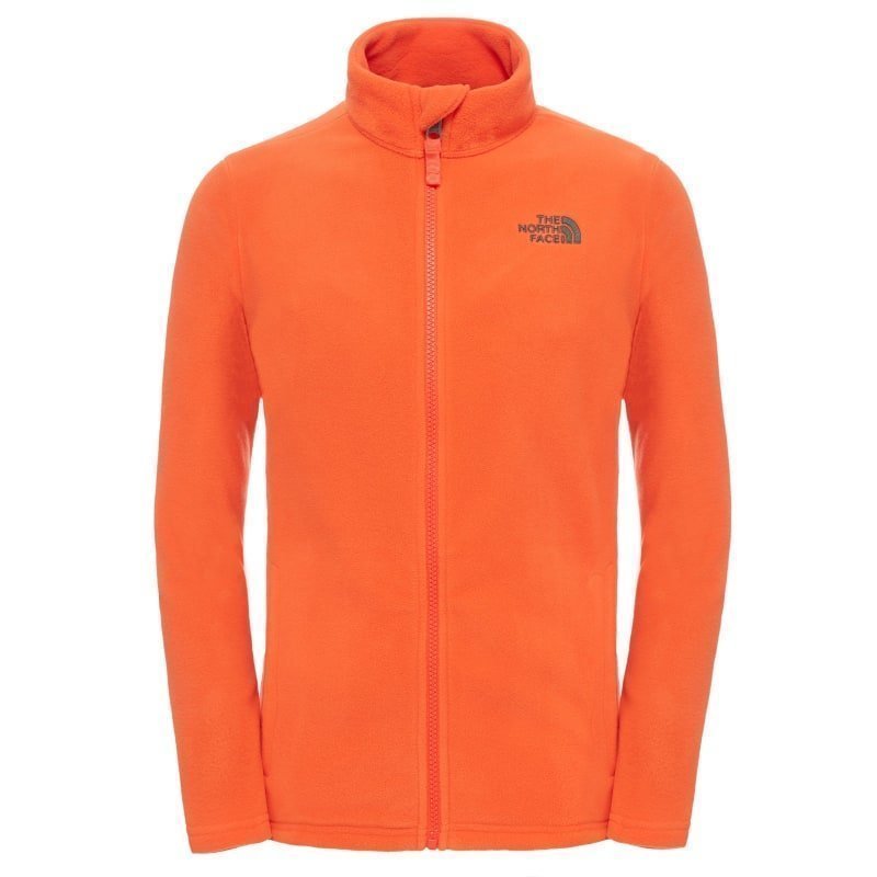The North Face Youth Snow Quest Full Zip Recycled S Mandarin Red