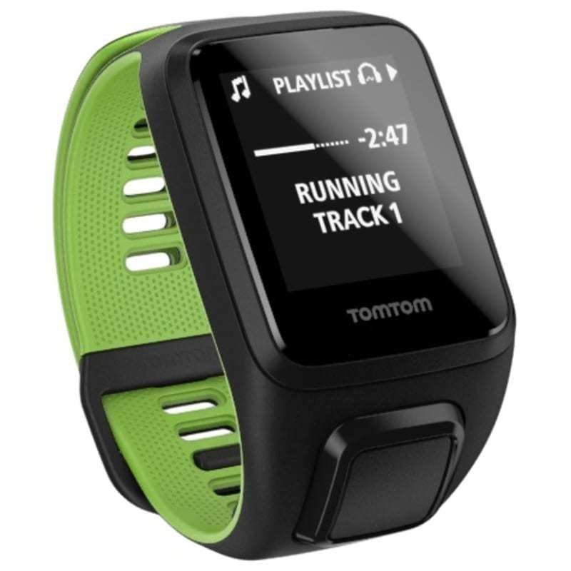 TomTom Runner 3 Cardio + Music LARGE Black/Green