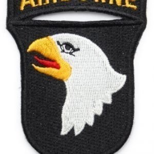 US 101st Airborne Division-hihamerkki täysvärinen