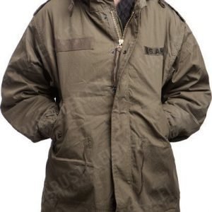 US M51 Fishtail Parka vuorilla repro tyttökuvalla