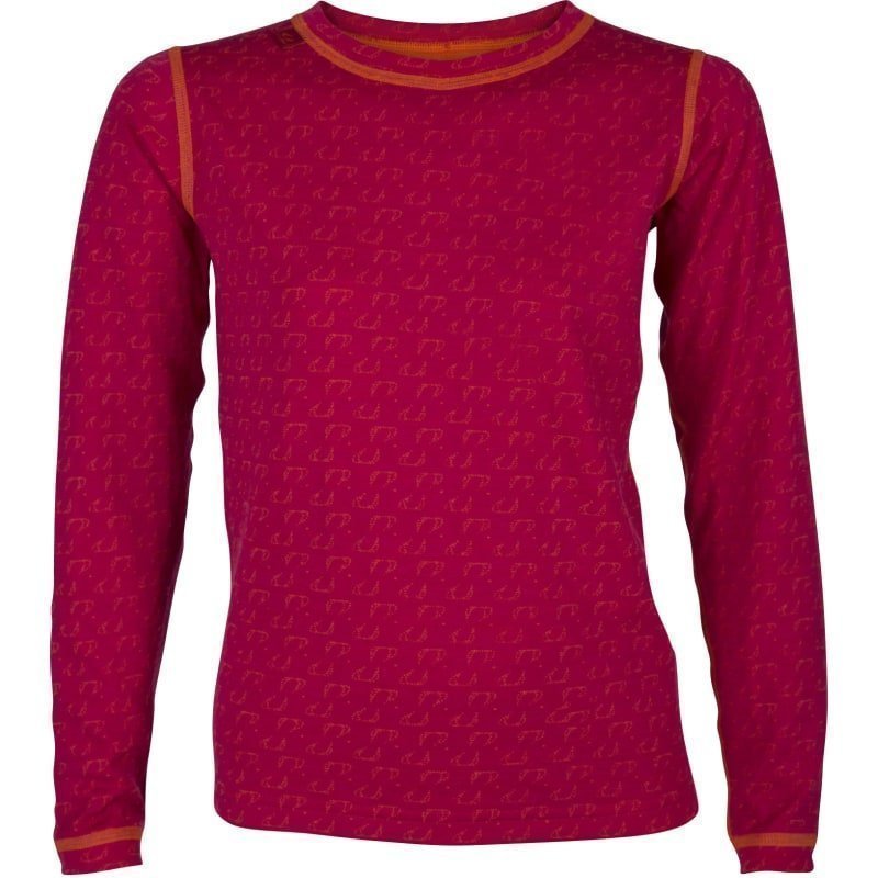 Ulvang 50Fifty round neck Jr 10 Persian Red/Red Orange