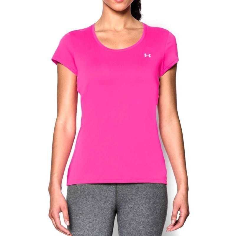 Under Armour Hg Flyweight Tee XS Rebel Pink