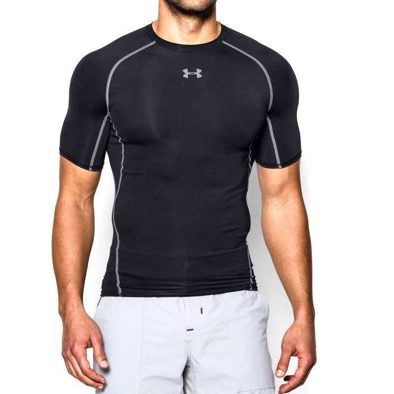 Under Armour Men's UA Heatgear SS Comp Shirt M Black