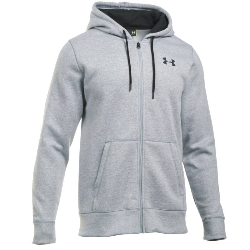 Under Armour Men's UA Storm Rival Fleece Zip Hoodie LG True Grey Heather