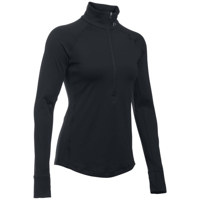 Under Armour Women's UA ColdGear 1/2 Zip MD Black