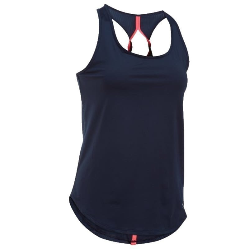 Under Armour Women's UA Fly By 2.0 Running Tank LG Midnight Navy