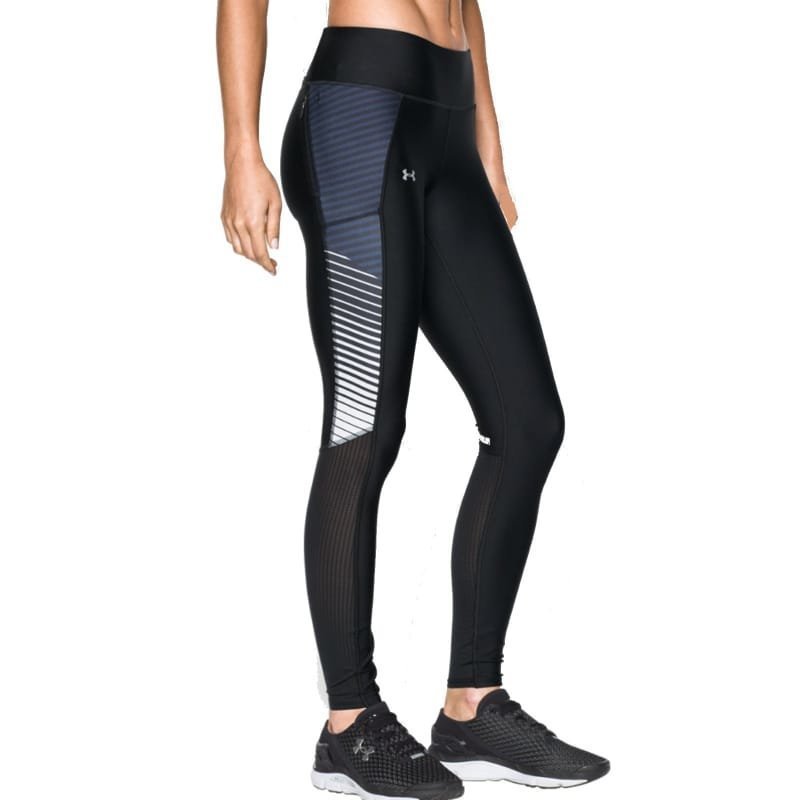 Under Armour Women's UA Fly-By Printed Legging LG Black