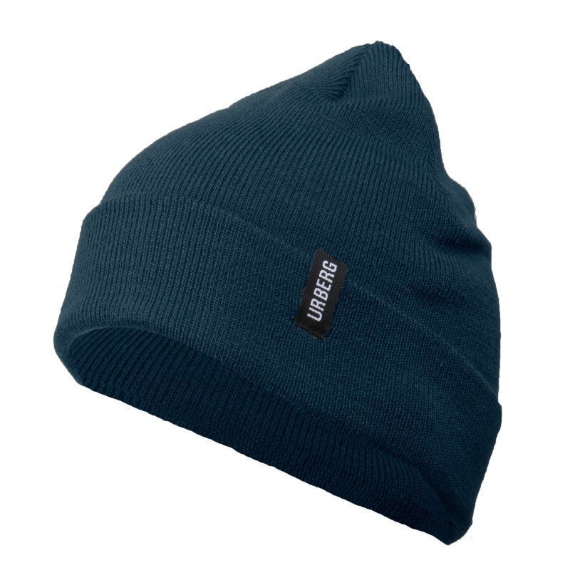 Urberg Folded Beanie 1SIZE Navy Blue