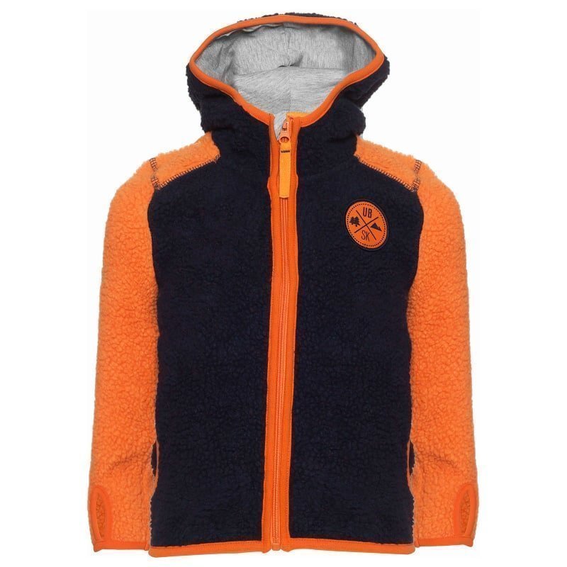 Urberg Kramfors Kid's Pile Fleece 110/116 Blue/Orange