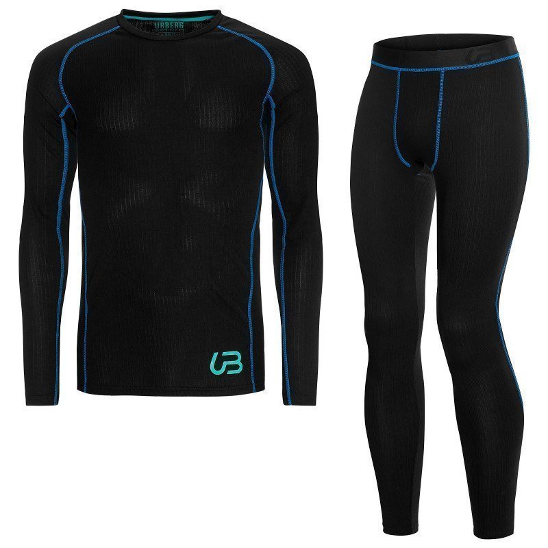 Urberg Men's Sport Dry Set XXL Black / Brilliant Blue