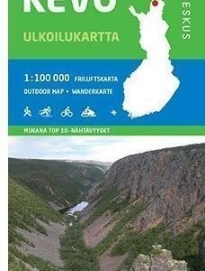 Utsjoki-Kevo 1:100 000 2015 taitettu