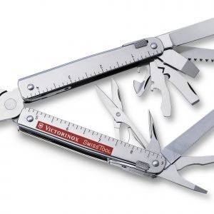 Victorinox Swisstool X Monitoimiveitsi Nahkakotelossa