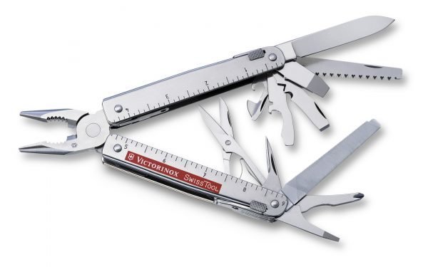 Victorinox Swisstool X Monitoimiveitsi Nahkakotelossa & Blisterissä