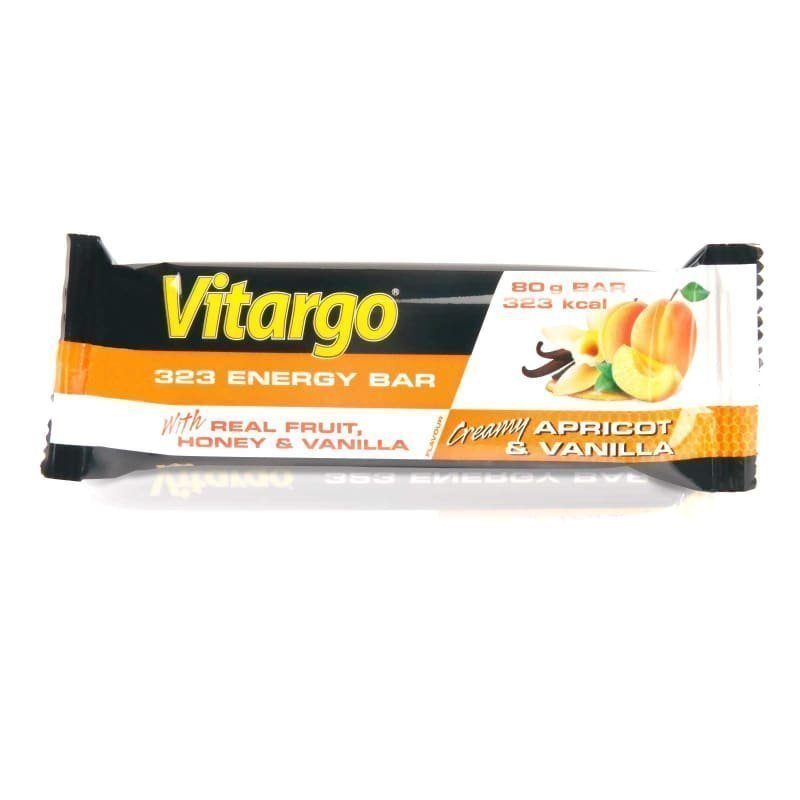 Vitargo 323 energy bar 80g 80G CREAMY APRICOT VANILLA FLAVOUR