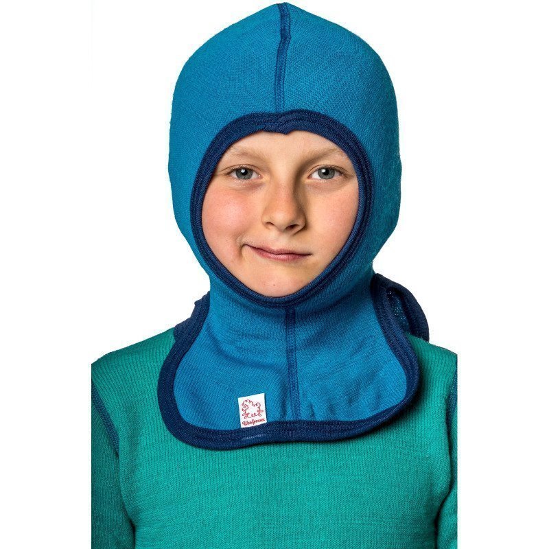 Woolpower Kids Balaclava 200 110 Dolphine Blue